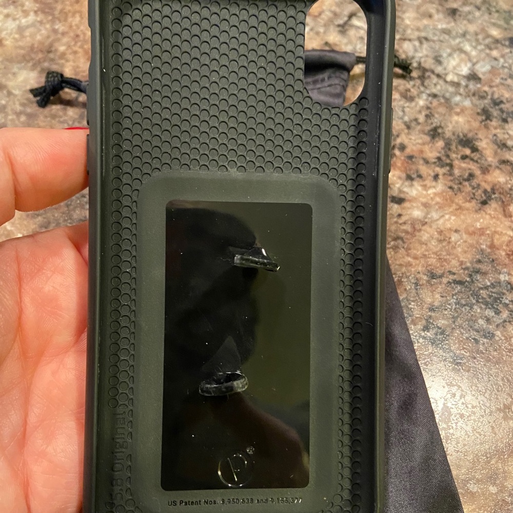 iPhone X Midnight Leopard Loopy Case
